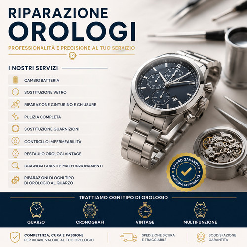 Riparazione orologi polso - riparazione, |
