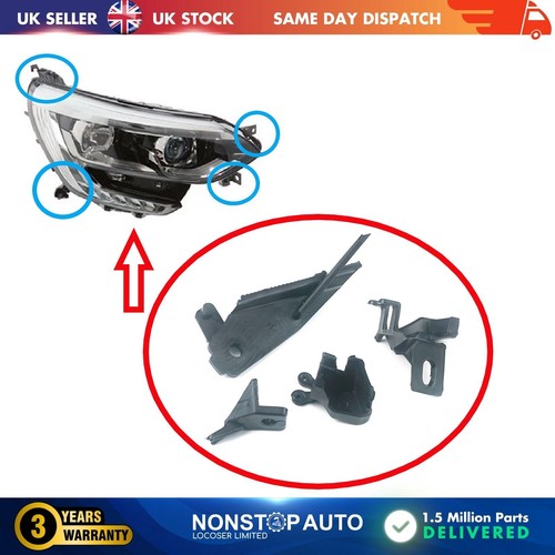 Kit riparazione fari - , clip