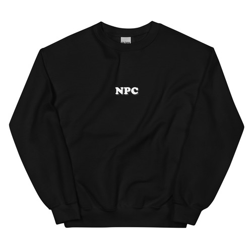 Felpa girocollo npc trendy - felpa,